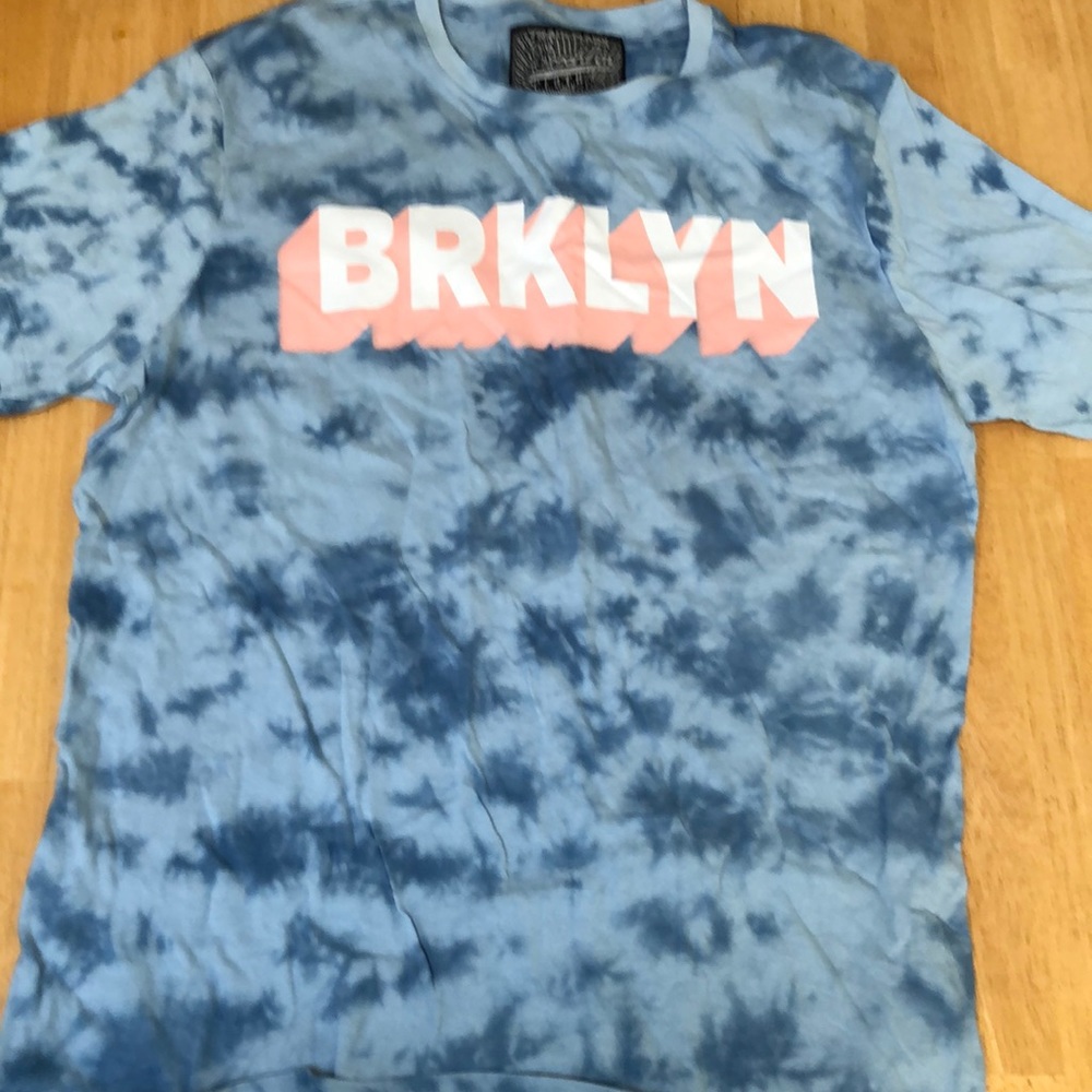 BRKLYN Blue tye dye tee